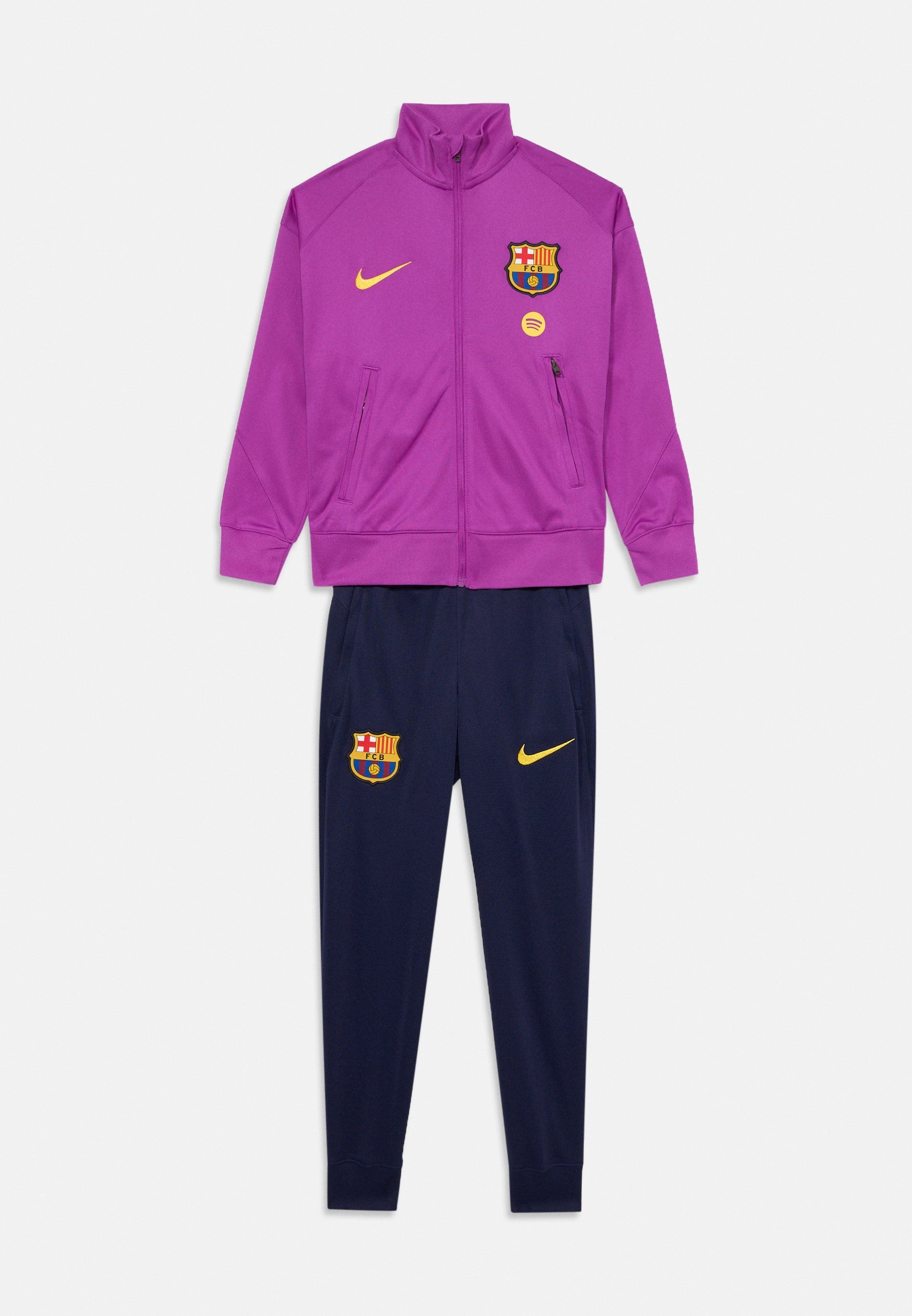 Nike Performance FC BARCELONA SET UNISEX - Clubkleding - levendig paars/imperiaal paars/midwest goudkleurig