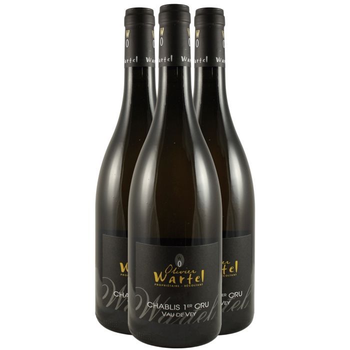 Domaine Olivier Wartel Chablis 1er Cru Vau de Vey 2022 - Grand Vin Blanc de Bourgogne (3x75cl)
