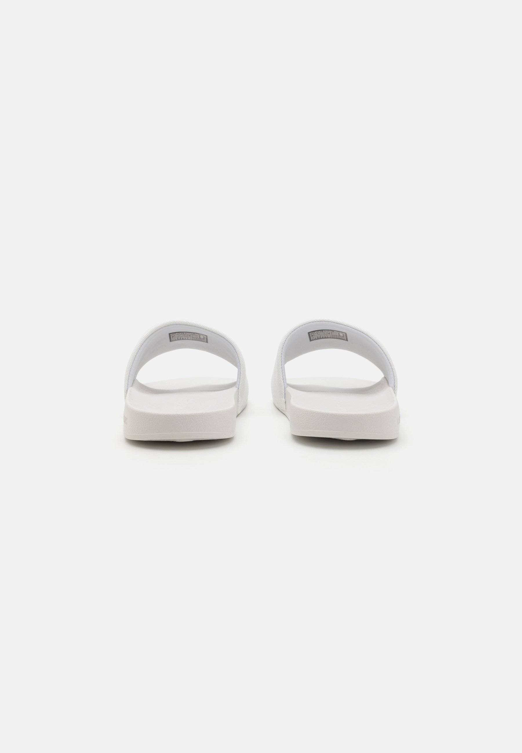 Calvin Klein Jeans SLIDE MONOGRAM - Mules - blanc éclatant