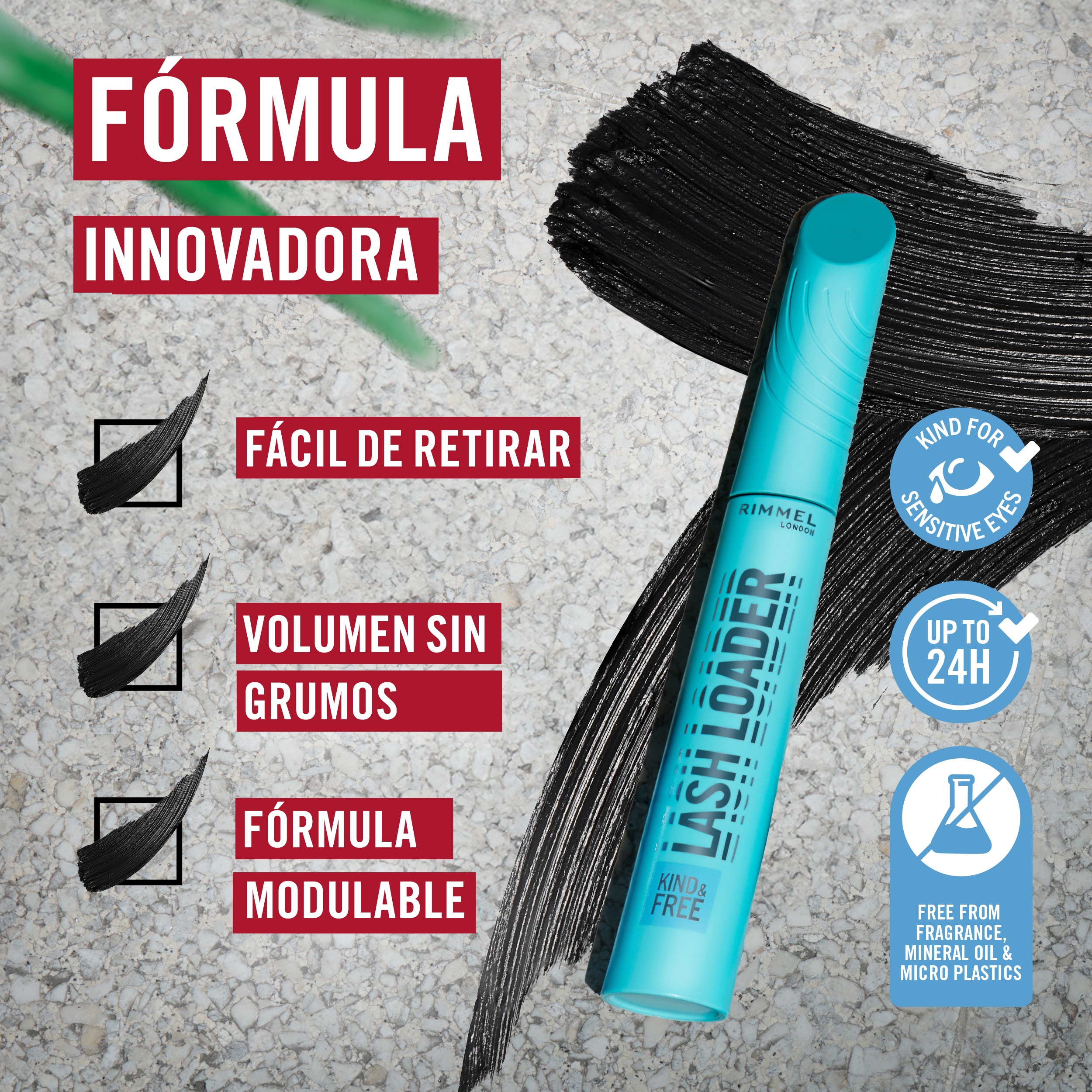 „Kind & Free Lash Loader“ blakstienų tušas Tušas