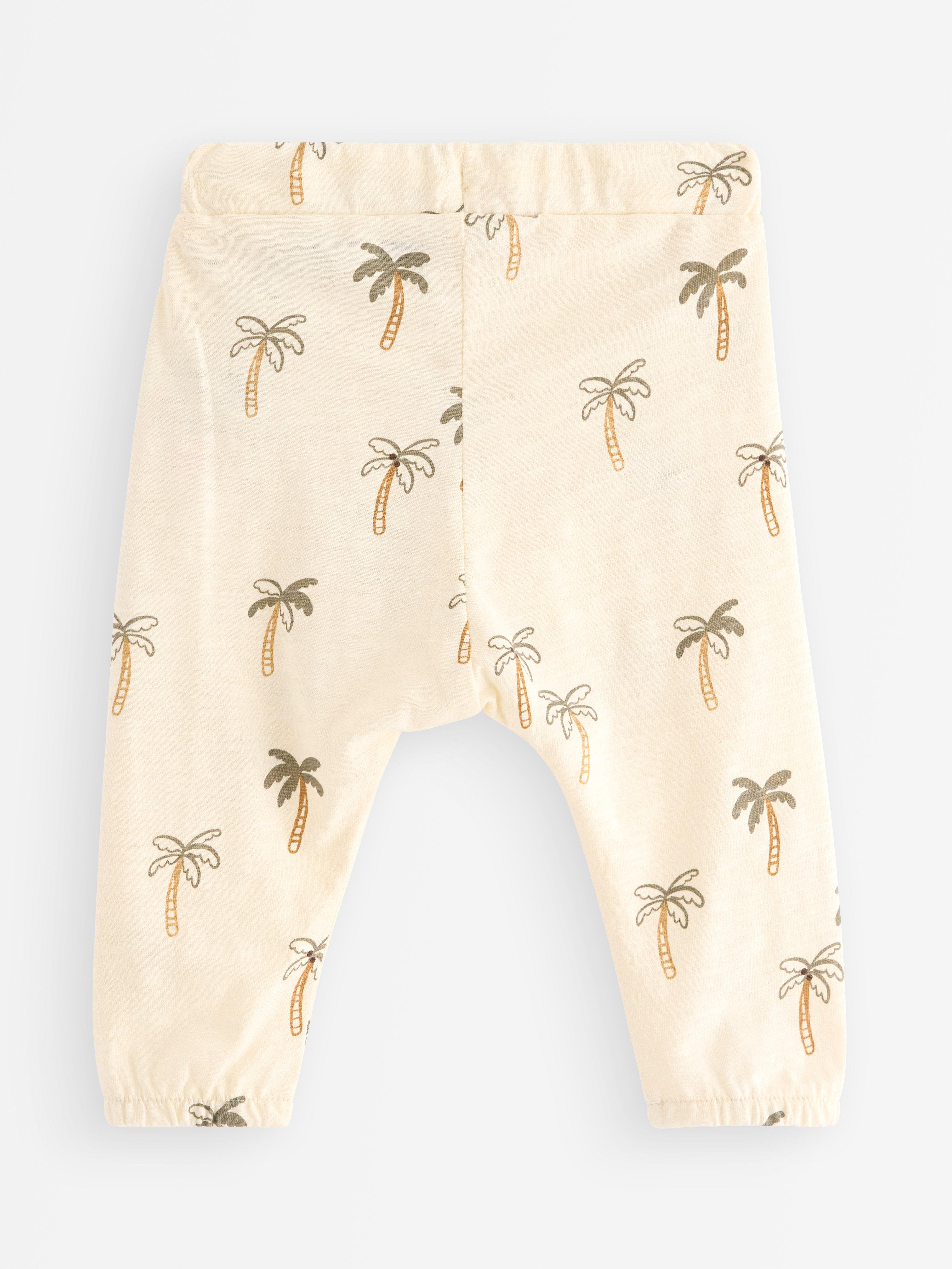 Calça de moletom em malha texturizada branca