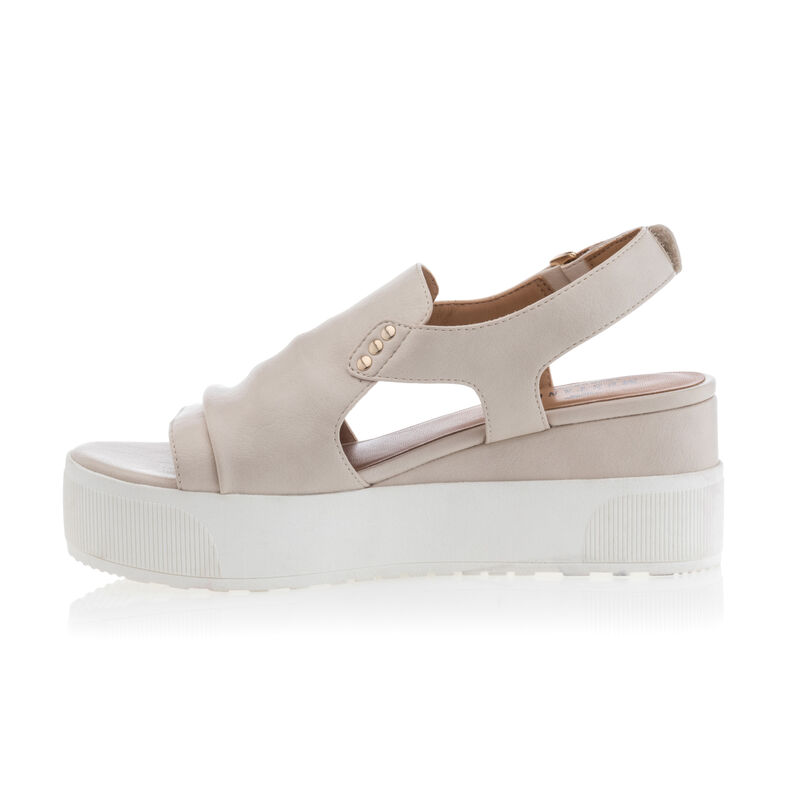Beige sandaler / åben tå sko til kvinder
