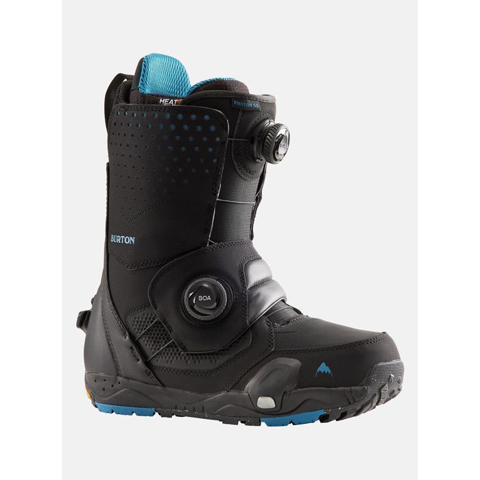 Burton Photon Step On Wide Schwarze Herren-Snowboardschuhe