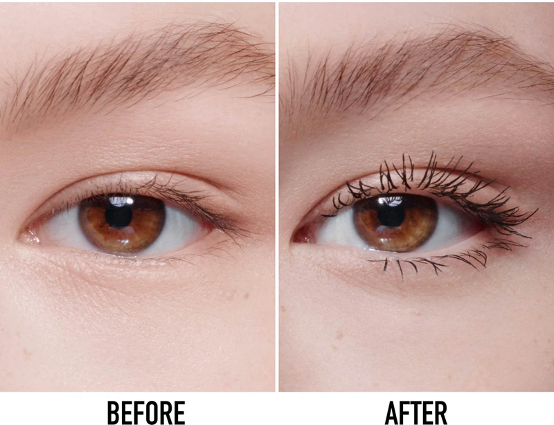 Máscara para cílios à prova d'água Diorshow da DIOR, que alonga e dá volume aos cílios.