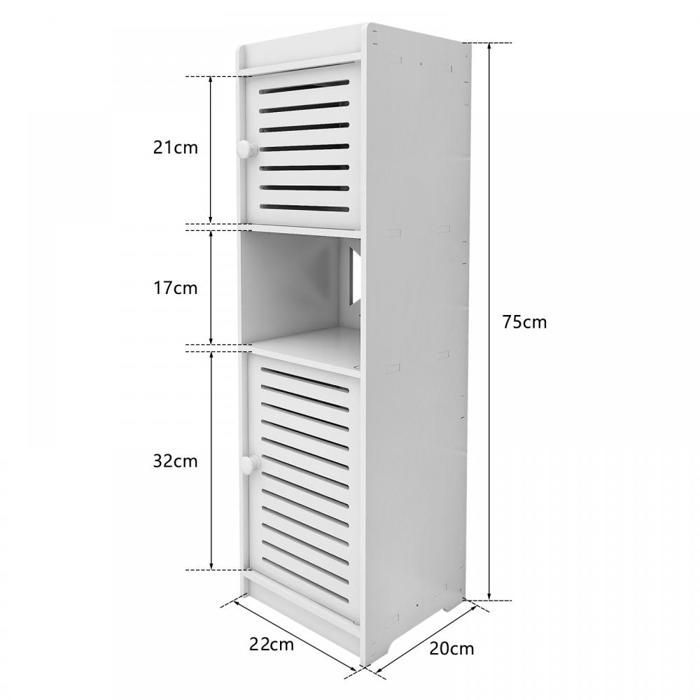 Armarios de baño impermeables MIPAN para guardar accesorios y muebles de baño.