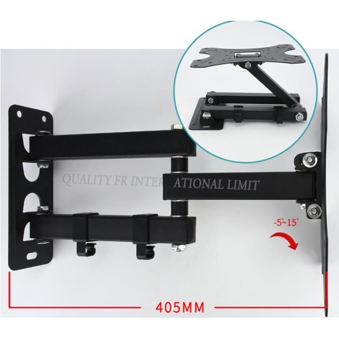 Soporte de pared angular para televisores de pantalla plana LED/LCD/Plasma de 32