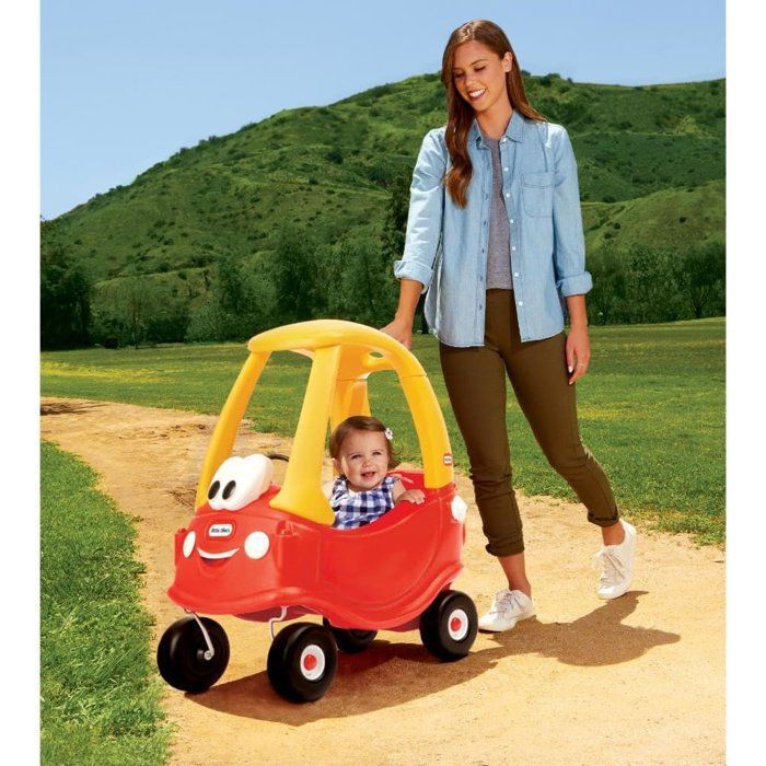 Cozy Coupe® – Little Tikes – Rot – Kinderauto – Abnehmbare Türen, Hupe und Boden – Ab 18 Monaten
