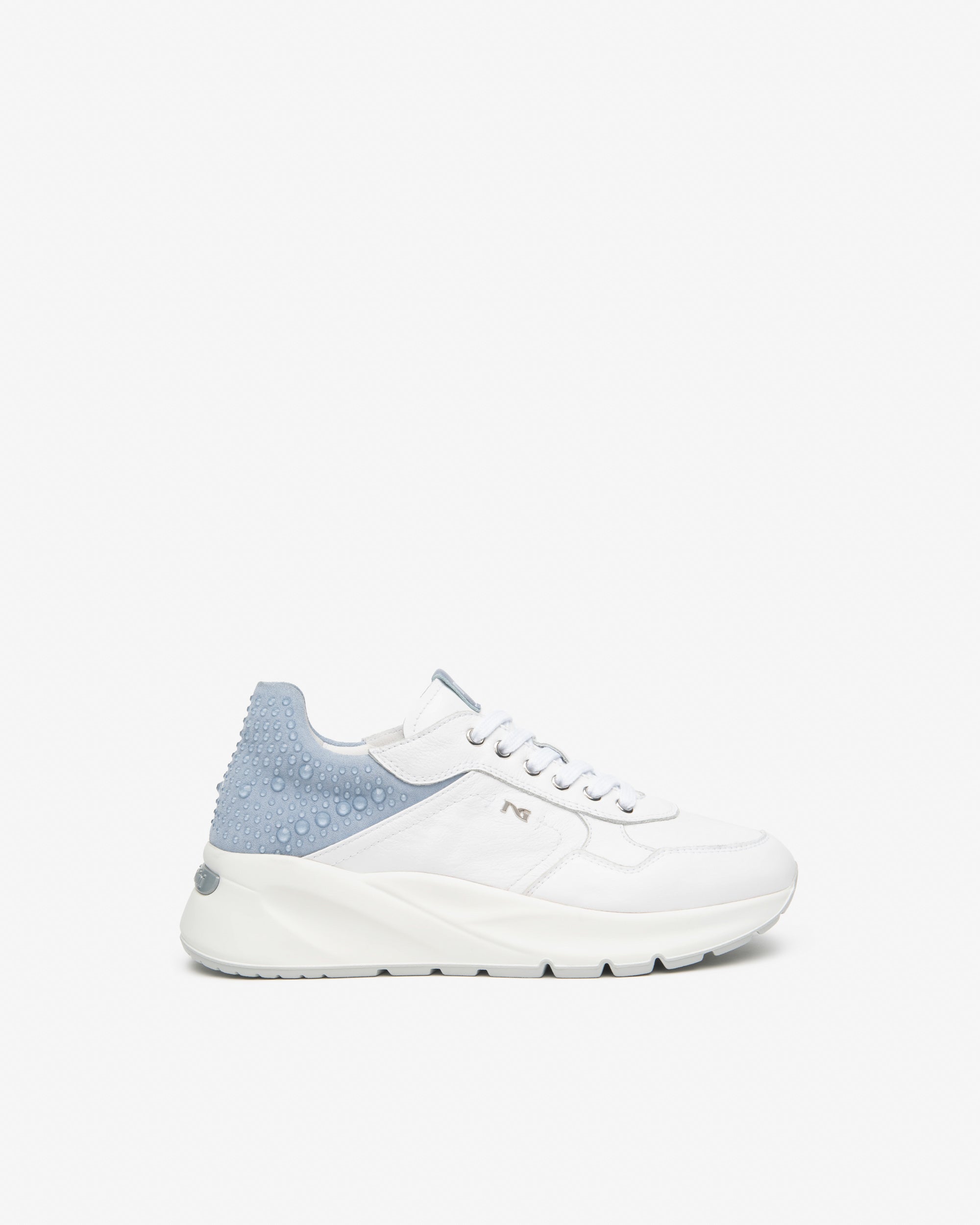 Damen-Sneaker aus Leder und Wildleder