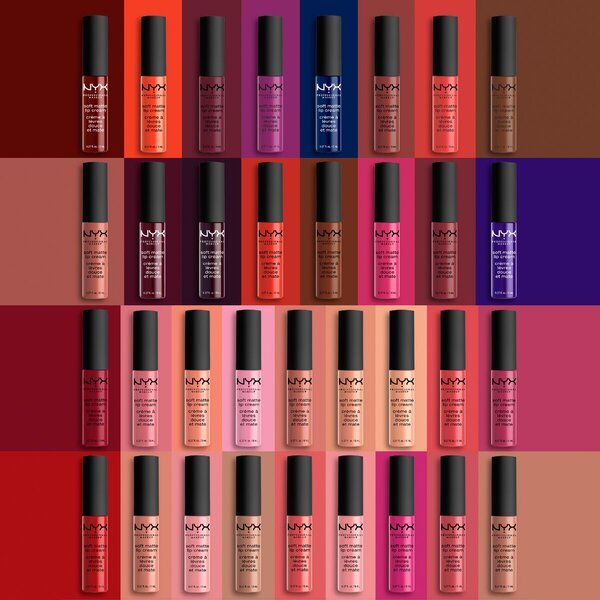 NYX Professional Makeup SMLC01 Amsterdam Soft Matte krema za usne 8 ml