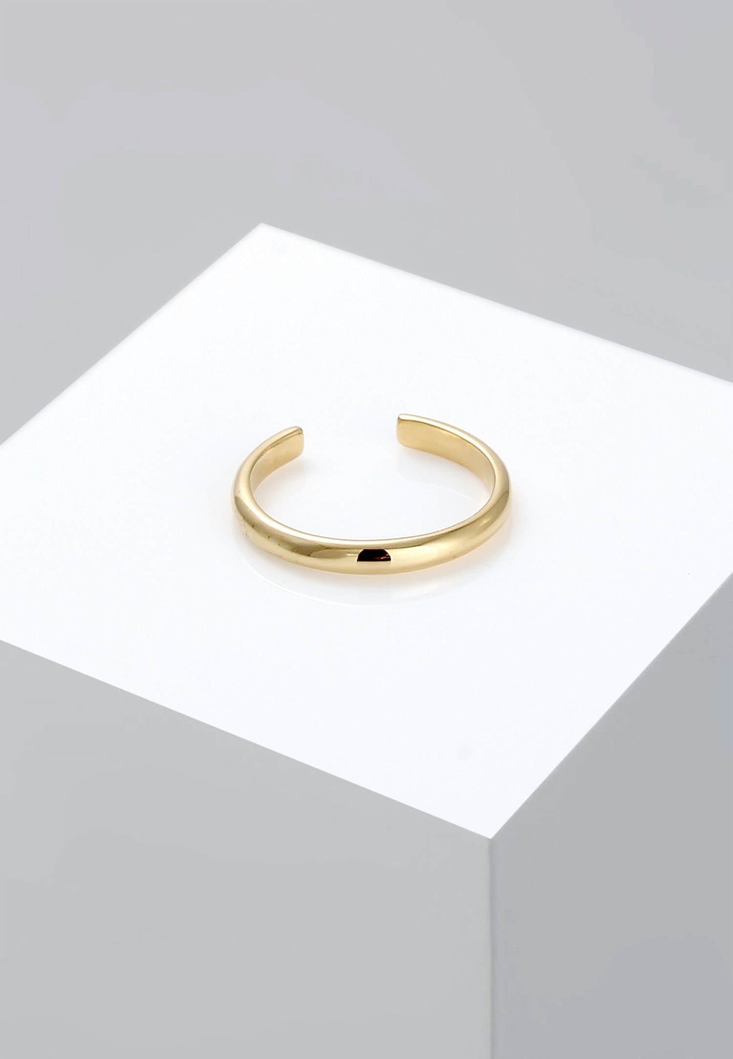 Elli Midi Tendance Minimale Bague Femme - (925/1000) Argent
