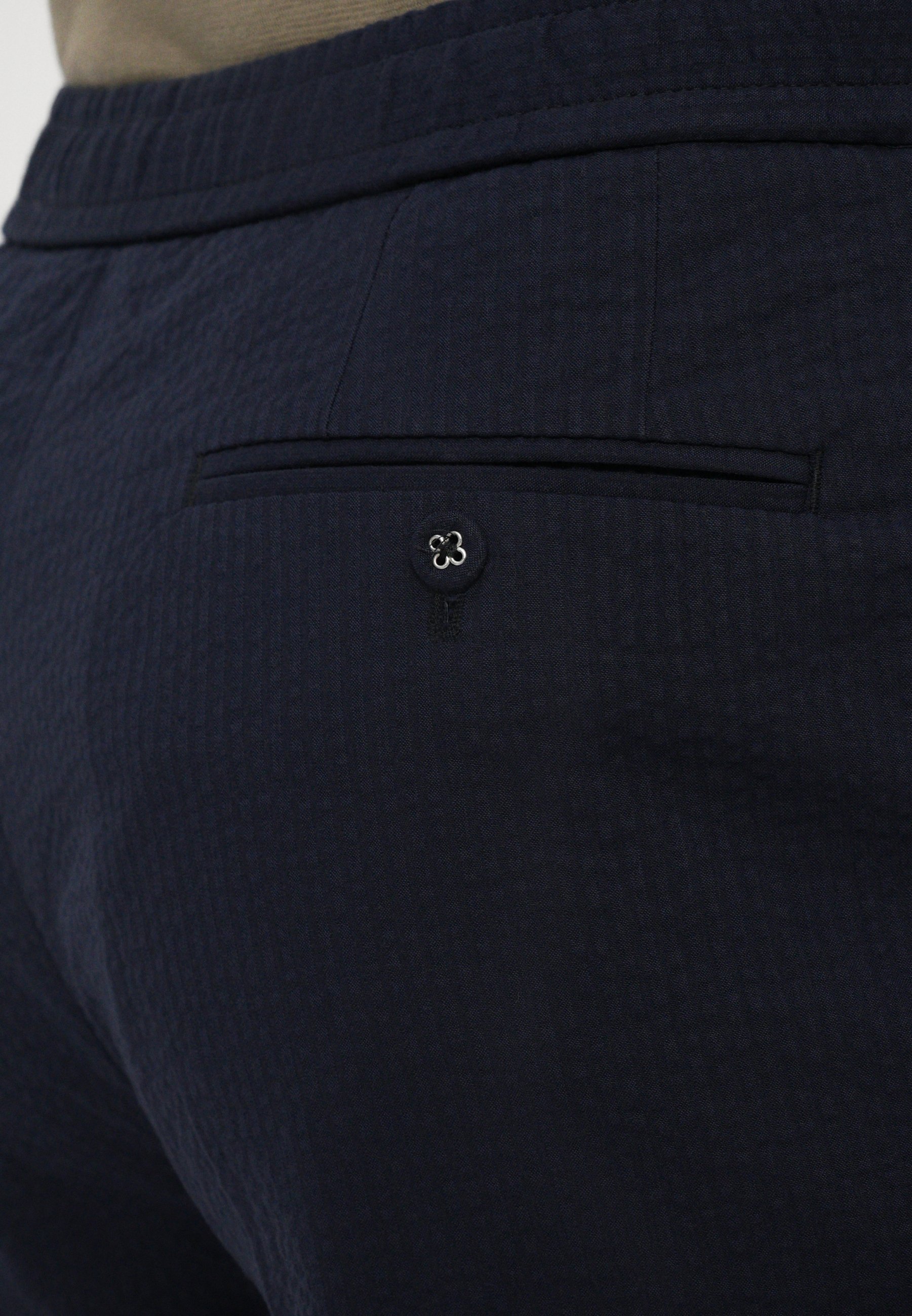 OFFICINE GENERALE JOSEPH SEERSUCKER - Chino's - donkerblauw