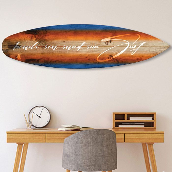 Planche de surf décorative surf wave