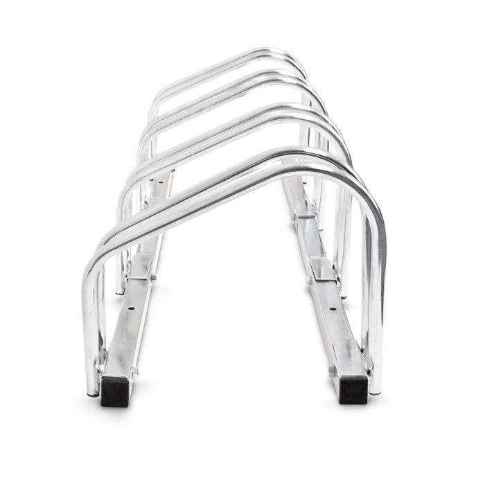 Bike rack - RELAXDAYS - 4 bikes - Hitch-mounted - Steel - Silver