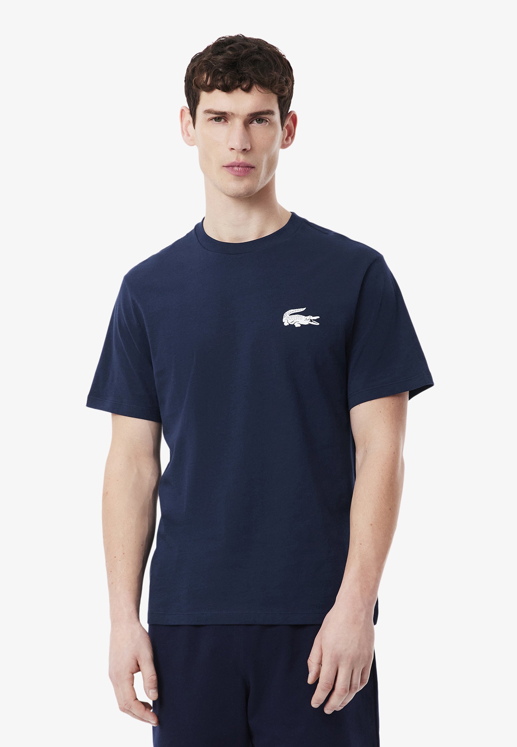 Lacoste T-shirt - T-shirt met print - blauw marine wit