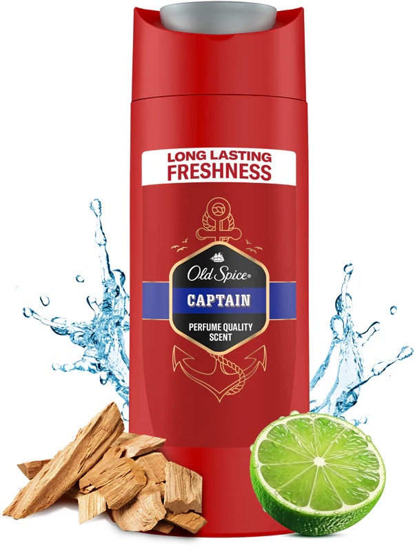 Gel za prhanje Old Spice Captain za moške