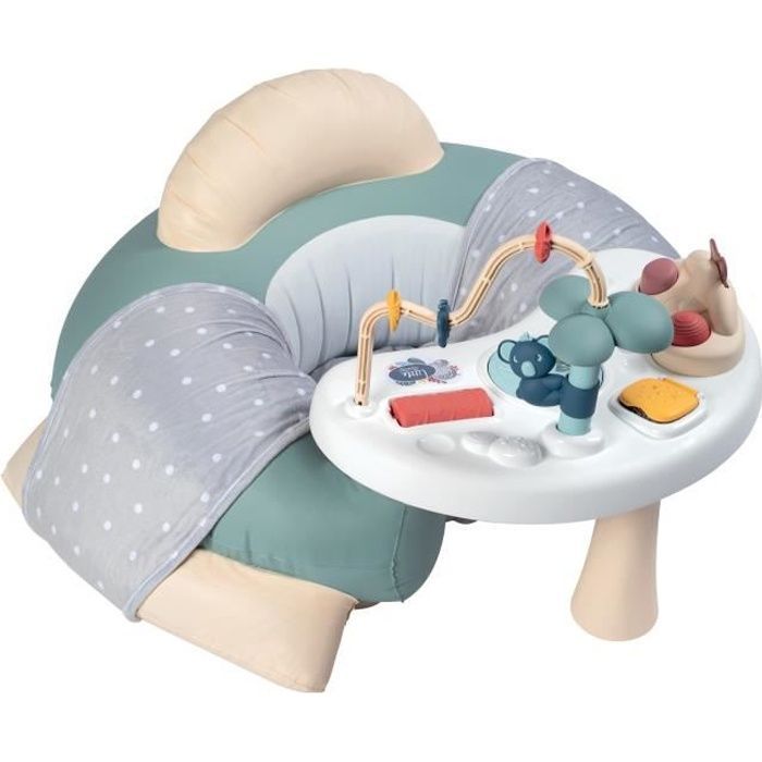 Seggiolino auto Little Smoby Cosy Seat - Verde - Con vassoio attività - Dai 6 mesi