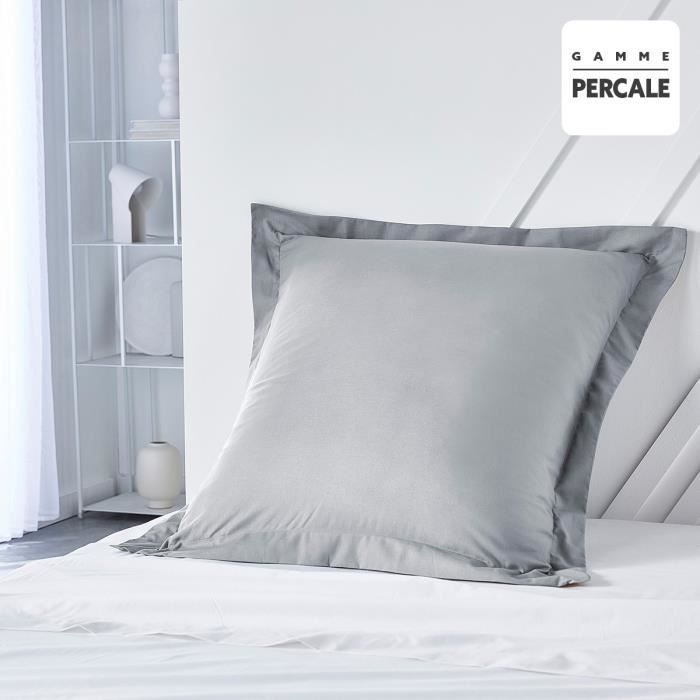 Funda de almohada con volantes PRESTIGE - TODAY - Gris 63x63 cm