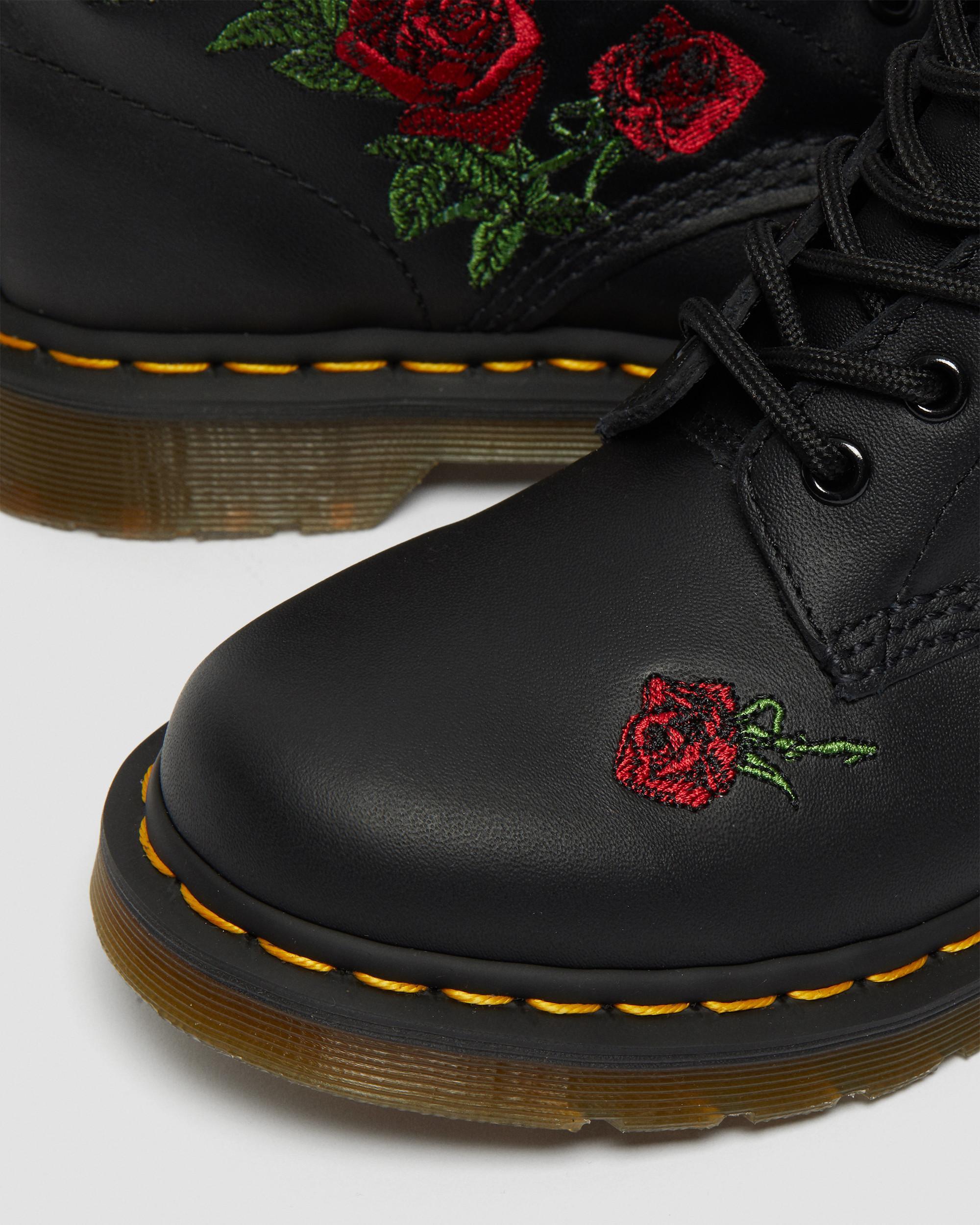 1460 Vonda Floral Leather Lace Up Boots