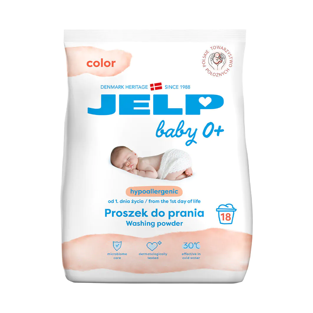 Jelp Baby 0+ Proszek do prania koloru