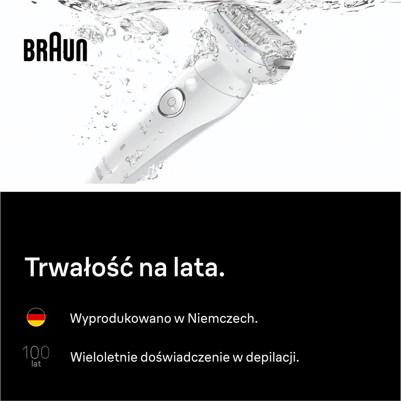 Braun Silk-épil 9 9-011 epilator met een maximaal flexibele kop voor nat en droog scheren.