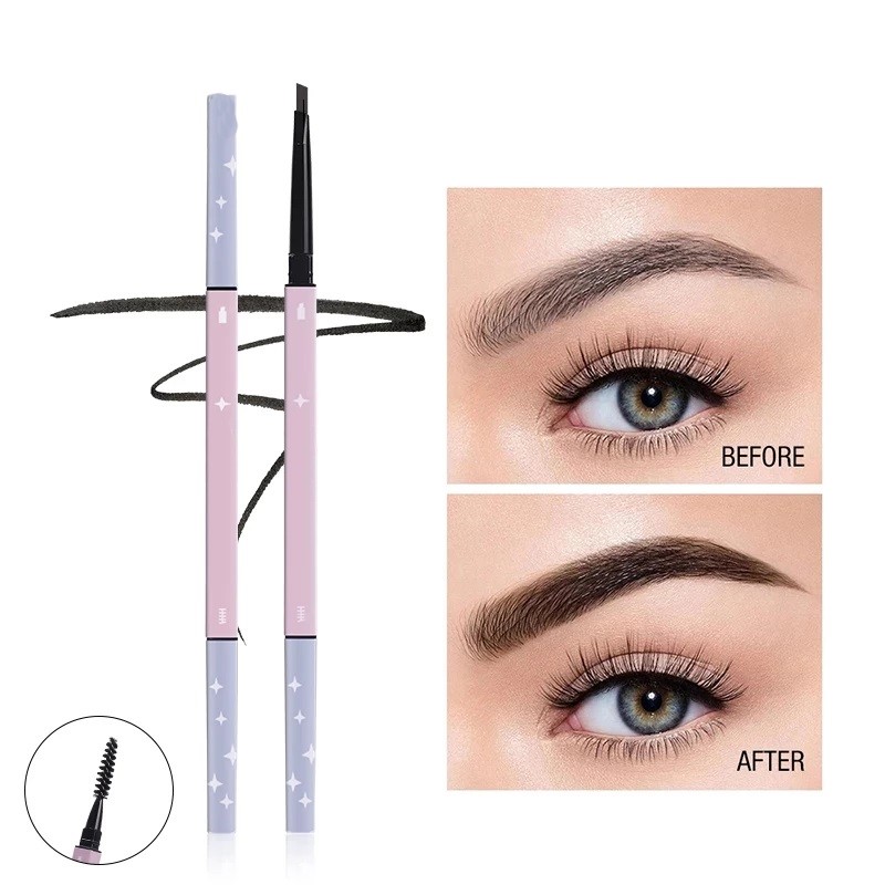 Crayon à sourcils waterproof, naturel, ultra-fin, cire à sourcils, gel hydratant et duveteux, savon cosmétique pour les sourcils