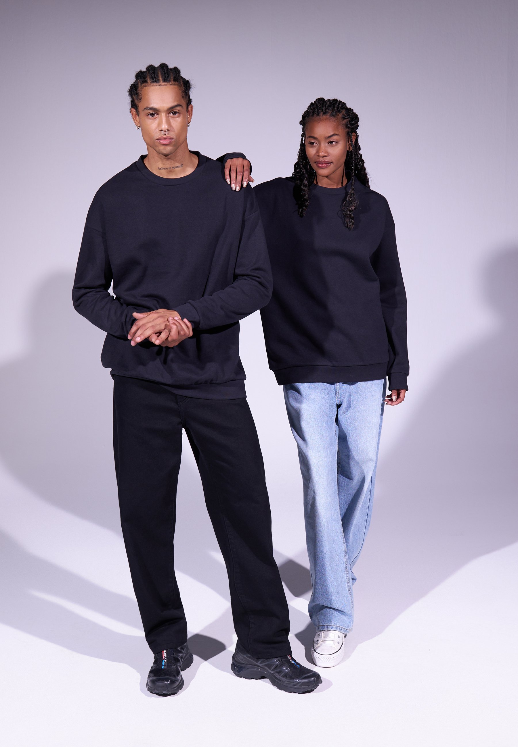 YOURTURN UNISEXE - Sweat-shirt - noir