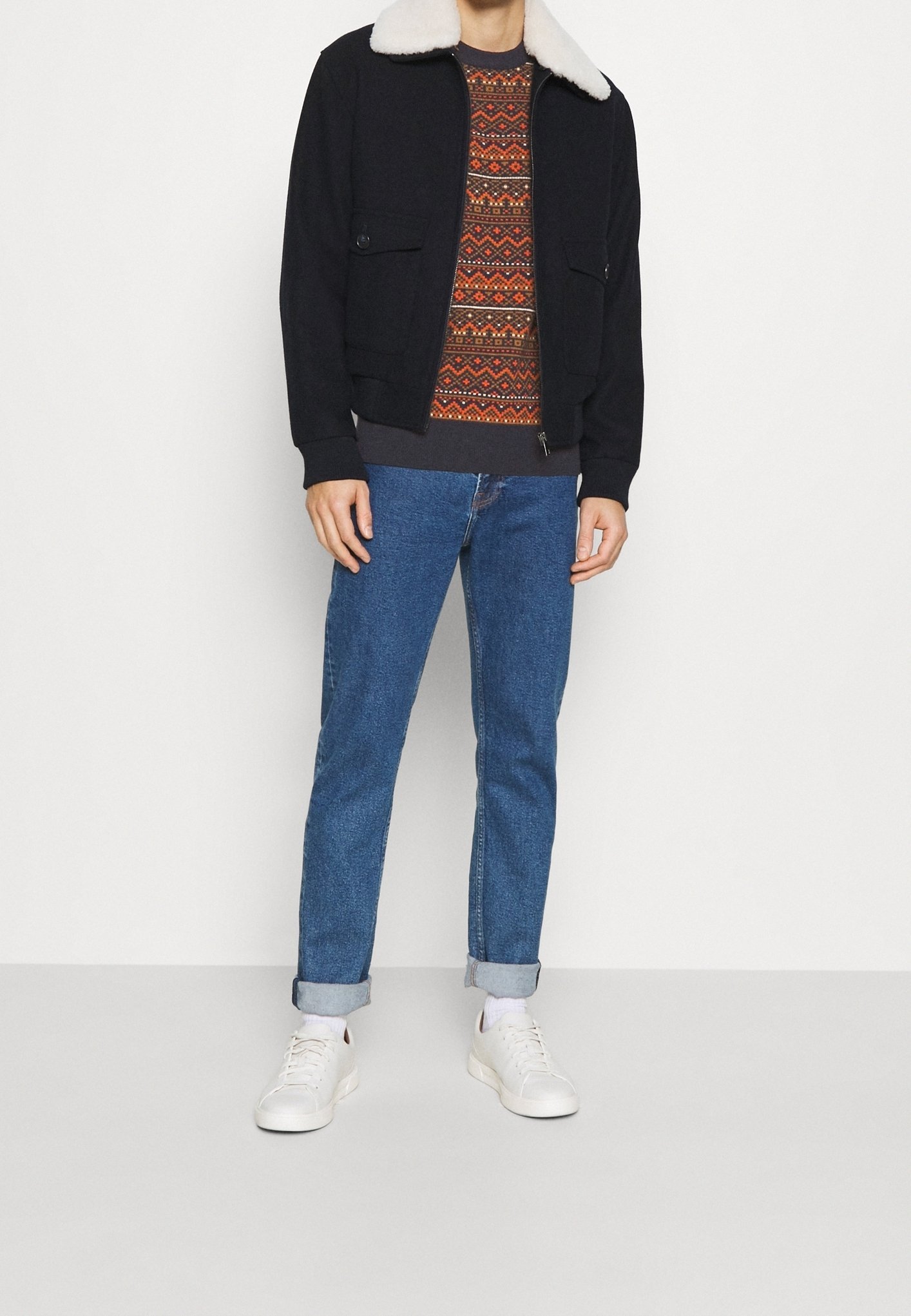 Lyle & Scott Neulepusero - tummansininen