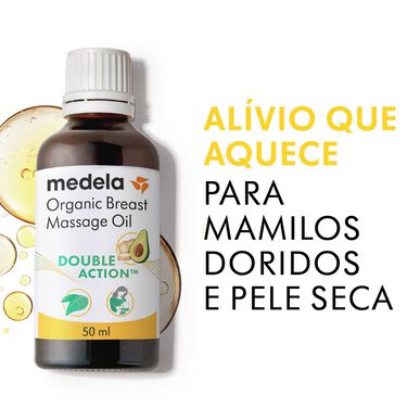 Medela Double Action Tepelverzachtende Massageolie 50 ml