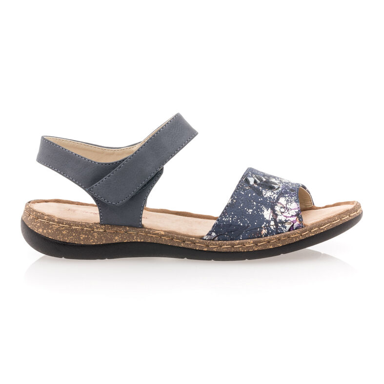 Sandali blu da donna / Scarpe aperte in punta