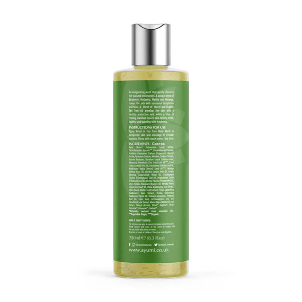 Bagnoschiuma Ayumi Naturals al Neem e Tea Tree 250 ml