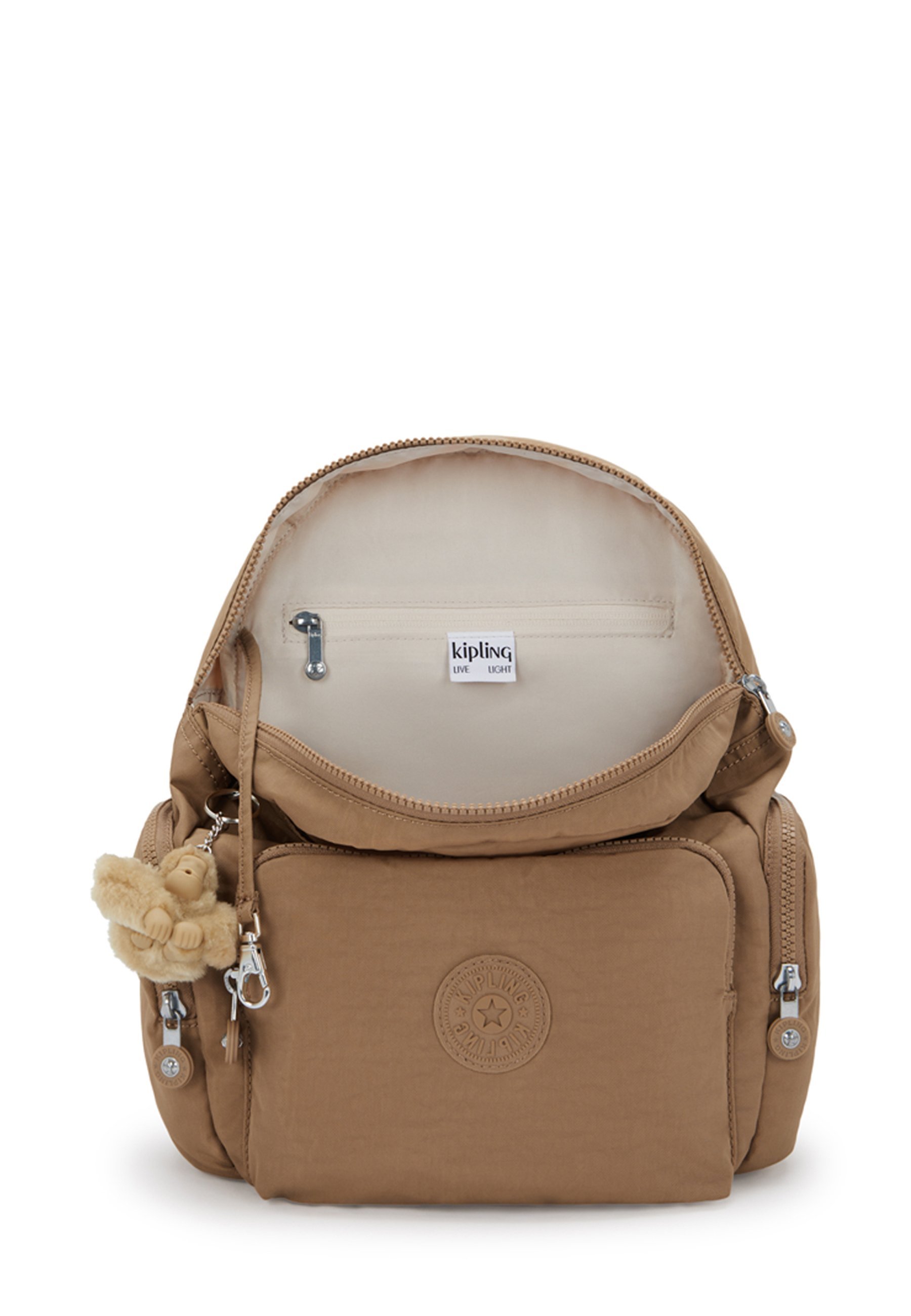 Kipling CITY ZIP - Rugzak - vroege beige