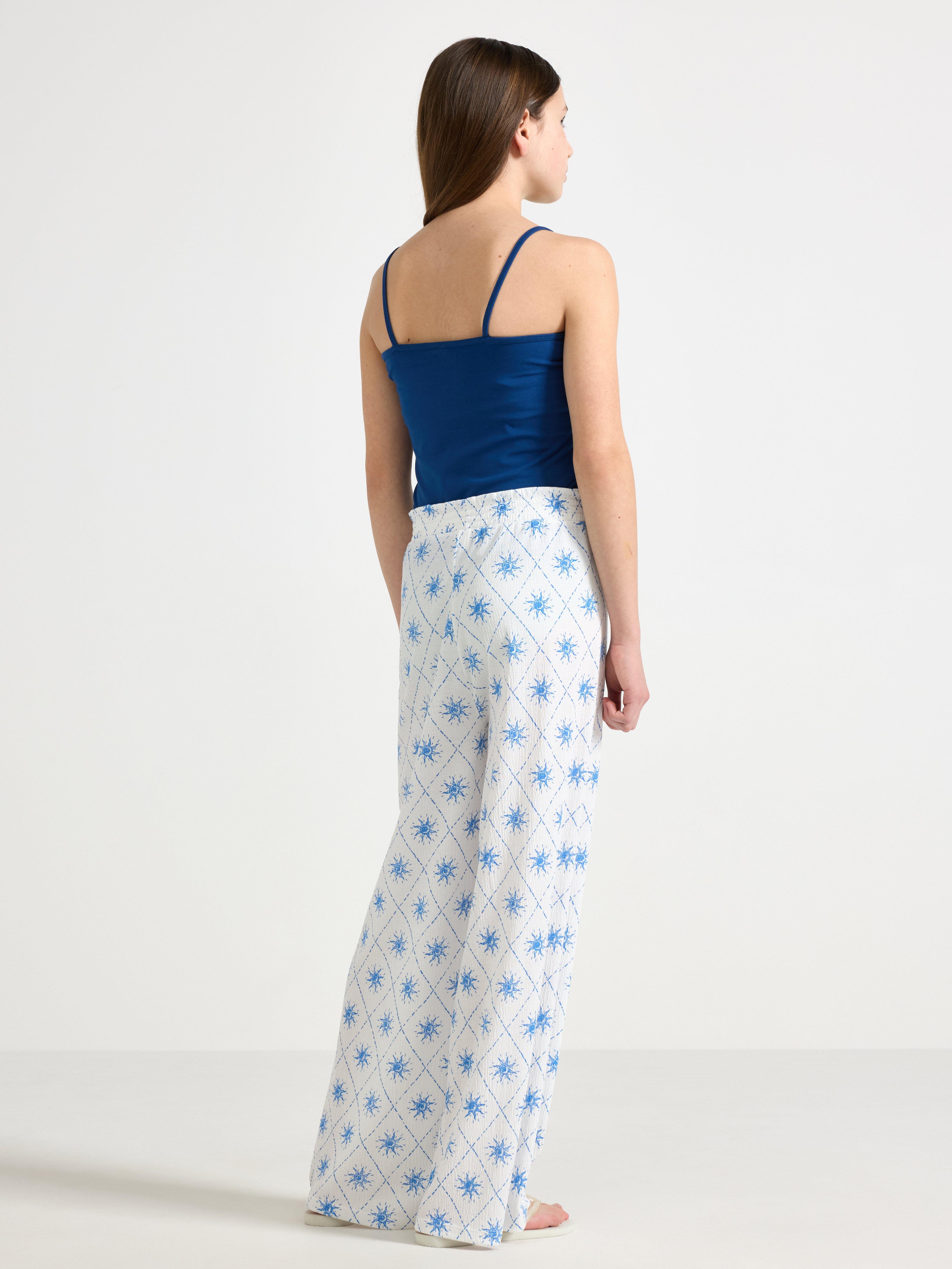 Široké kalhoty z žerzeje Off White