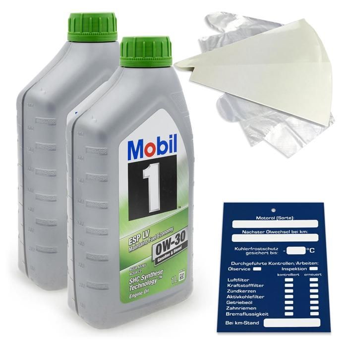 litros de aceite Mobil 1 ESP LV 0W-30 de ExxonMobil