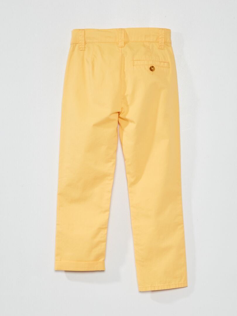 Rechte chino's - GEEL