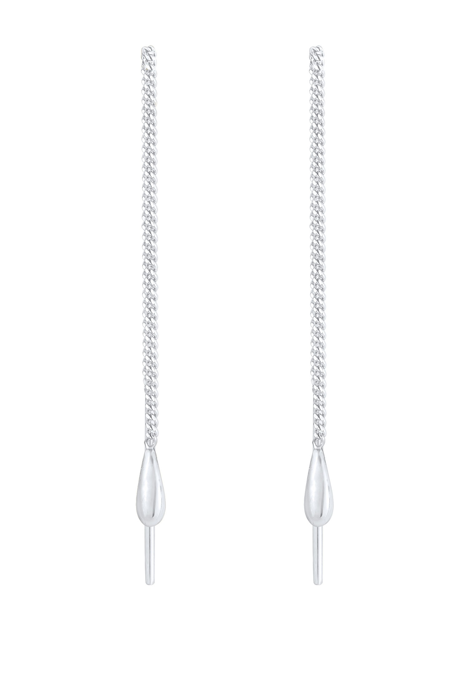 Elli Femmes Pendentif d'oreilles Goutte Pendentif Traversante Basique en Argent Sterling 925