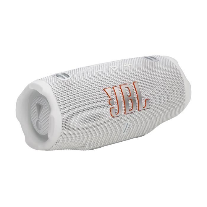 Altavoz Bluetooth portátil JBL Charge 6 - Blanco - Resistente al agua y a las caídas