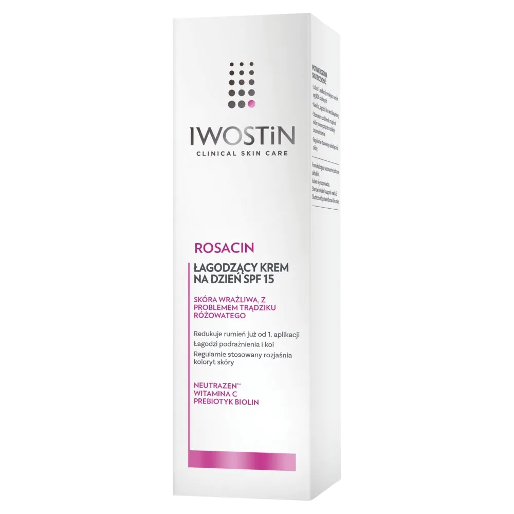 Iwostin Rosacin Łagodzący krem na dzień SPF 15