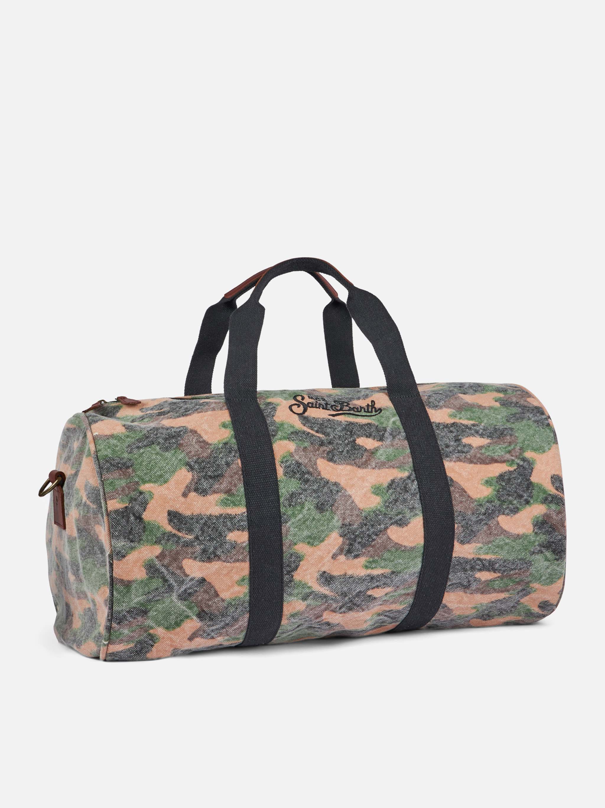Sac de voyage à imprimé camouflage