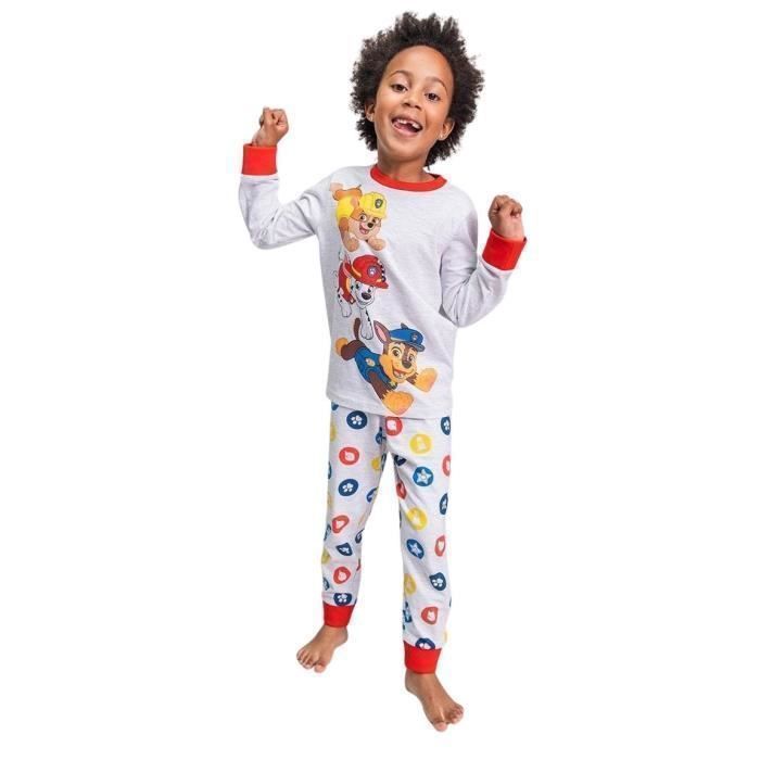Pyjama long bébé garçon - Cerda - Paw Patrol - Gris - 2 ans - Confortable