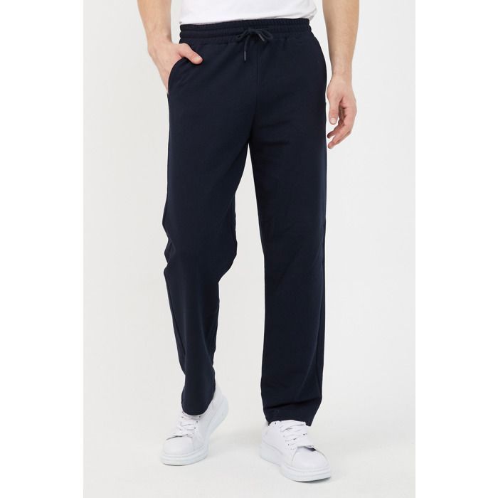Pack de 4 pantalones deportivos cómodos para hombre para uso diario – Negro, gris oscuro, gris claro y azul – Corte recto, algodón transpirable – Tallas de la S a la 7XL – COMEOR