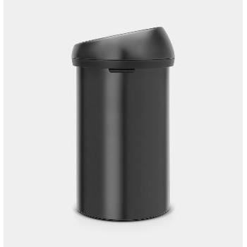 Cubo de basura táctil BRABANTIA - 60L - Negro mate