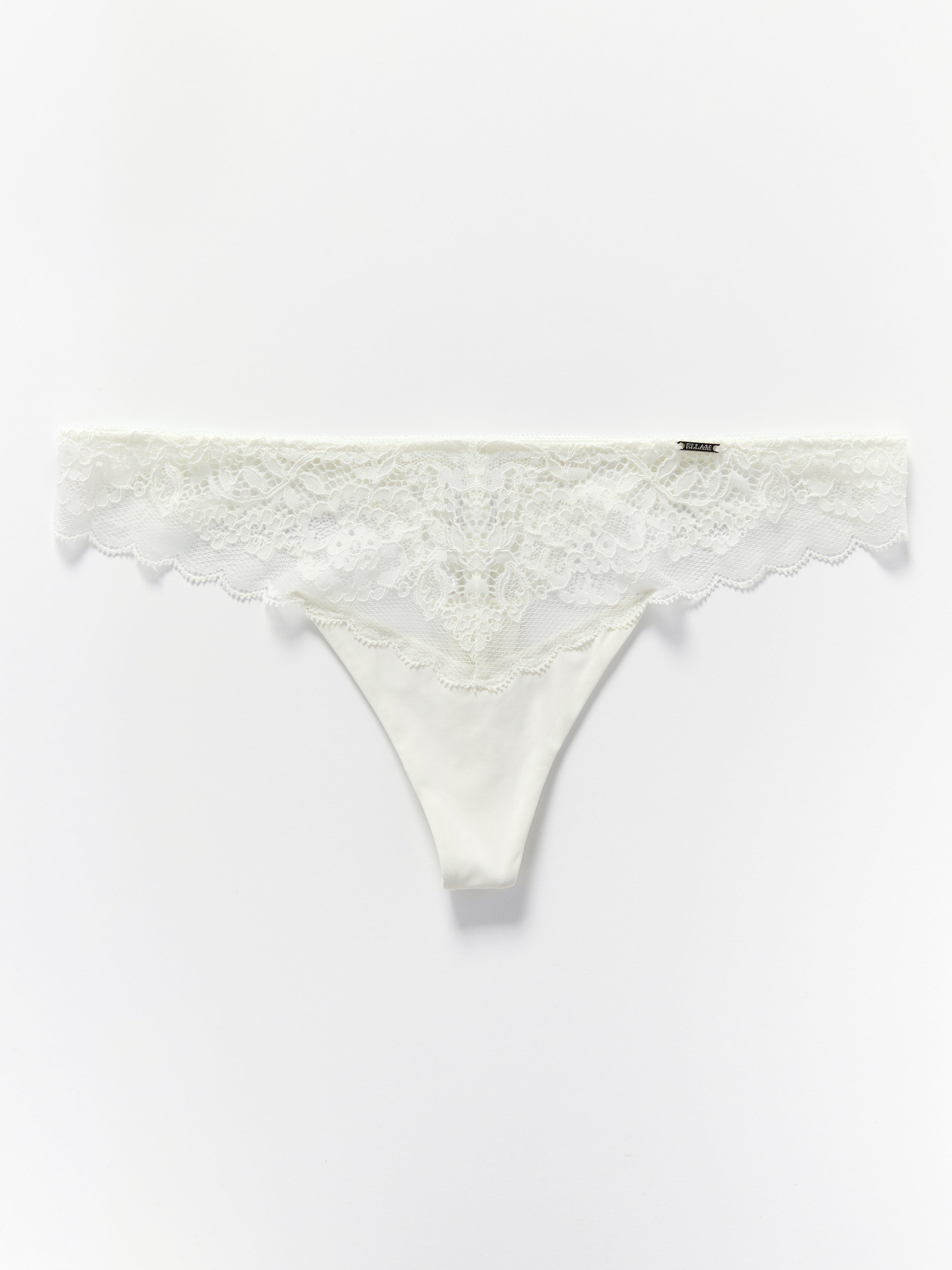 ella m – Tanga regular světle bílá