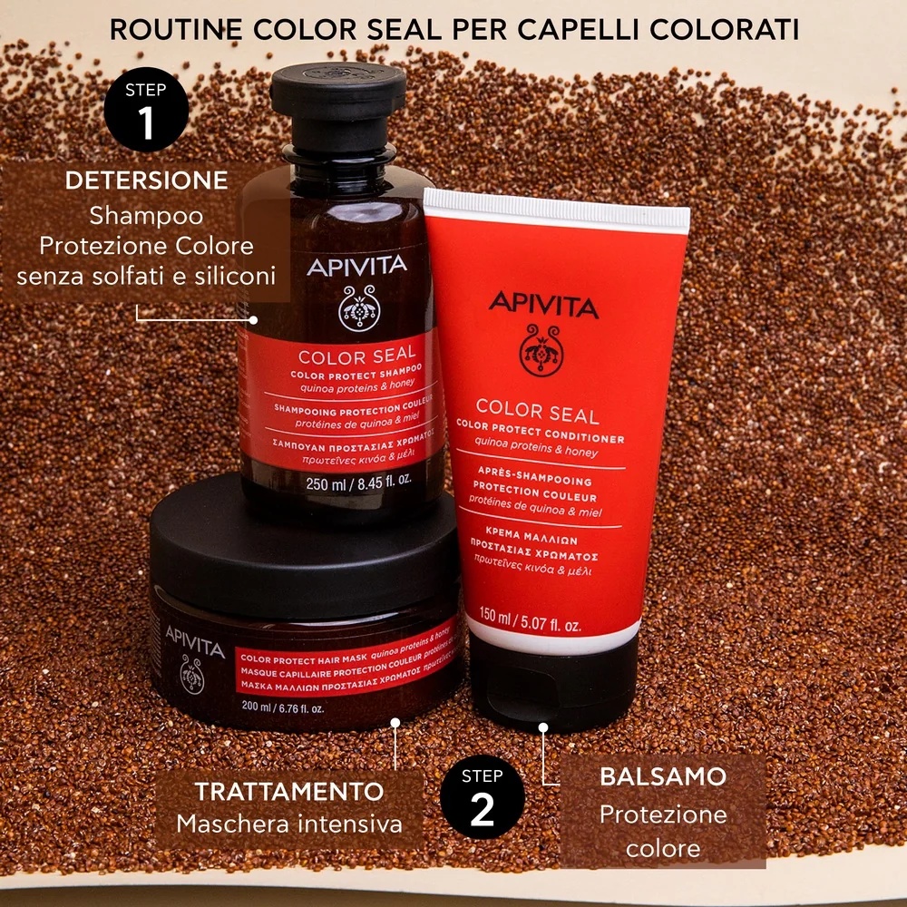 APIVITA Apivita Haarmasker voor gekleurd haar 200 ml Haarmasker voor kleurbescherming