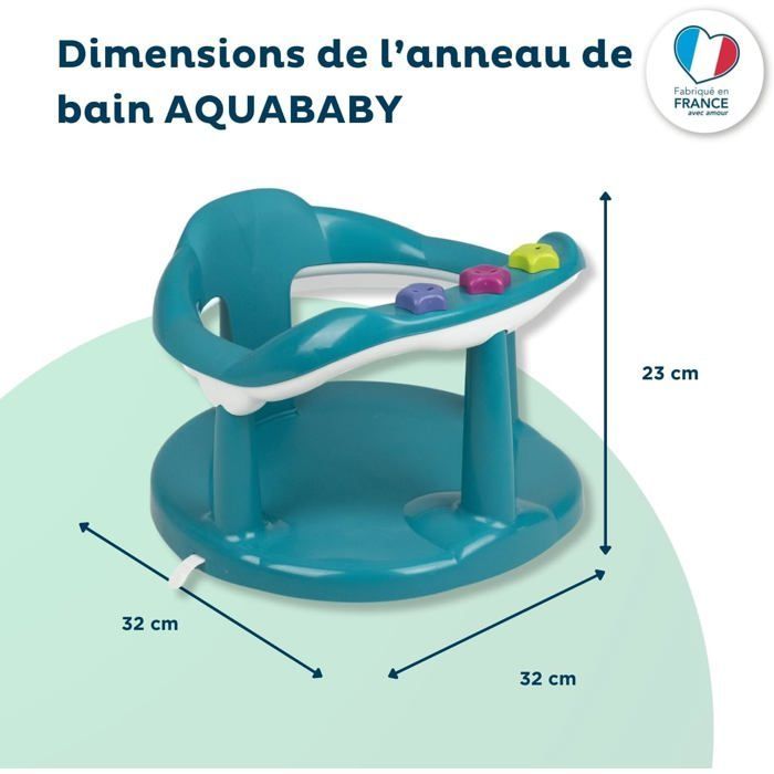 Asiento de baño seguro para niños - Verde esmeralda - Máximo confort para bebés