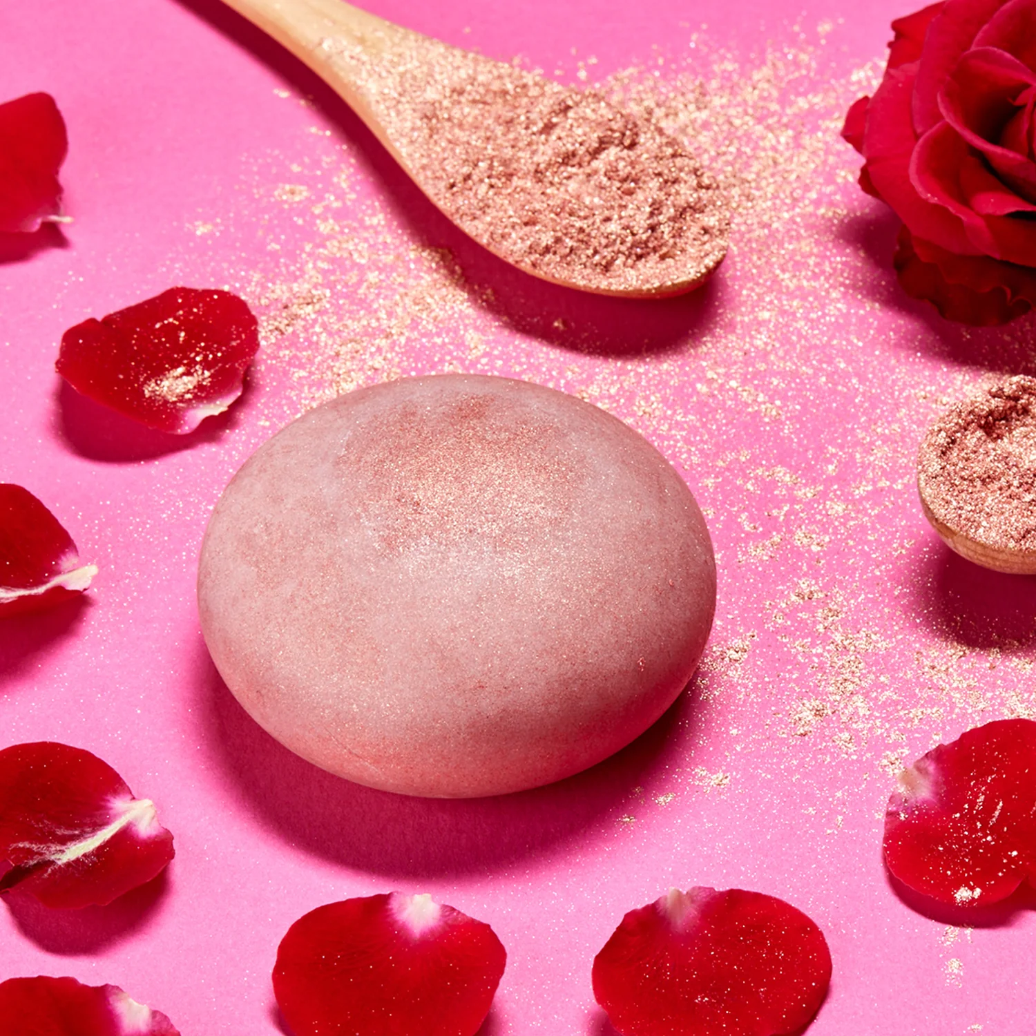 Creme Solide Crema solida glow PINK MOON - Crema corpo illuminante, Crema corpo Anti-Età