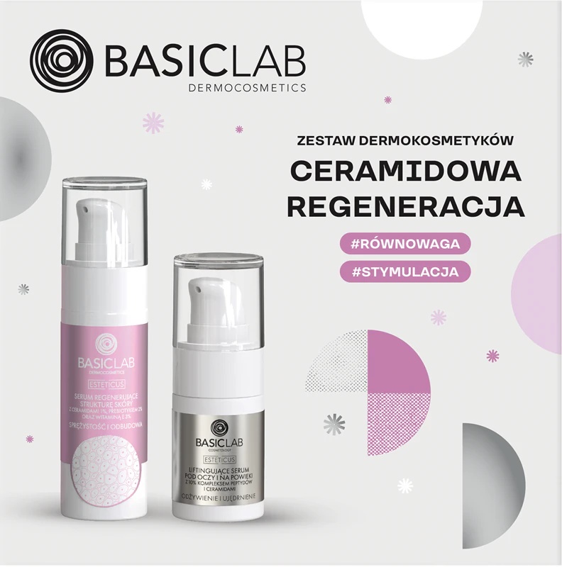 Поклон сет за регенерацију коже са керамидима BasicLab Dermocasmetics