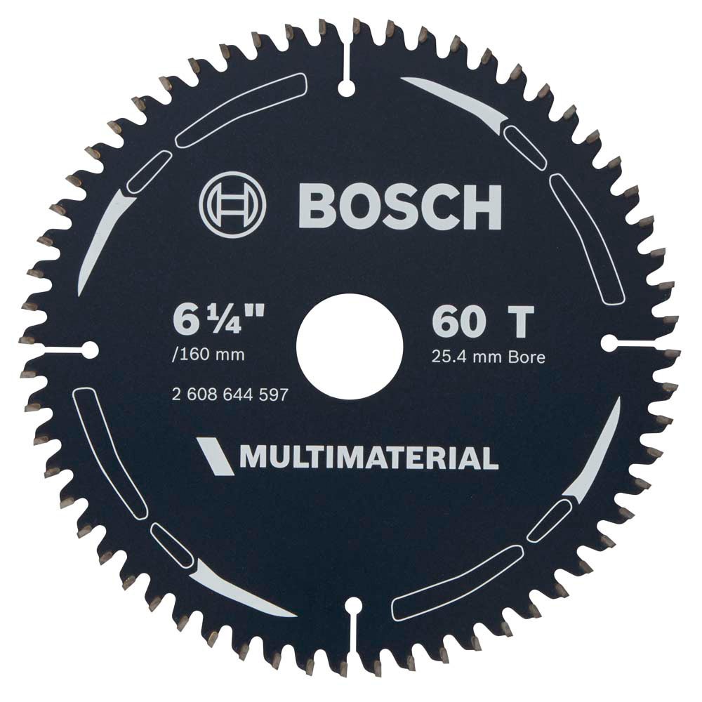 BOSCH TCT 160 mm 60-hampainen katkaisulaikka monikäyttöiseen leikkaukseen – MONIMATERIAALEIHIN