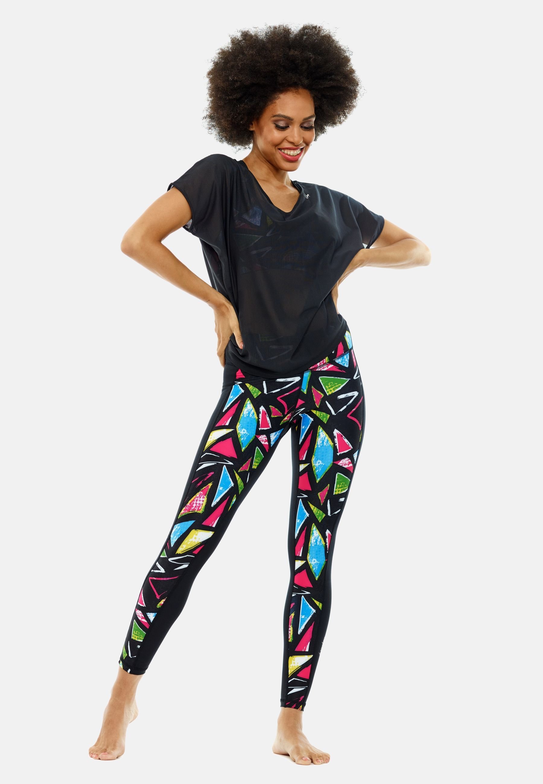 Top Winshape - preto/tela