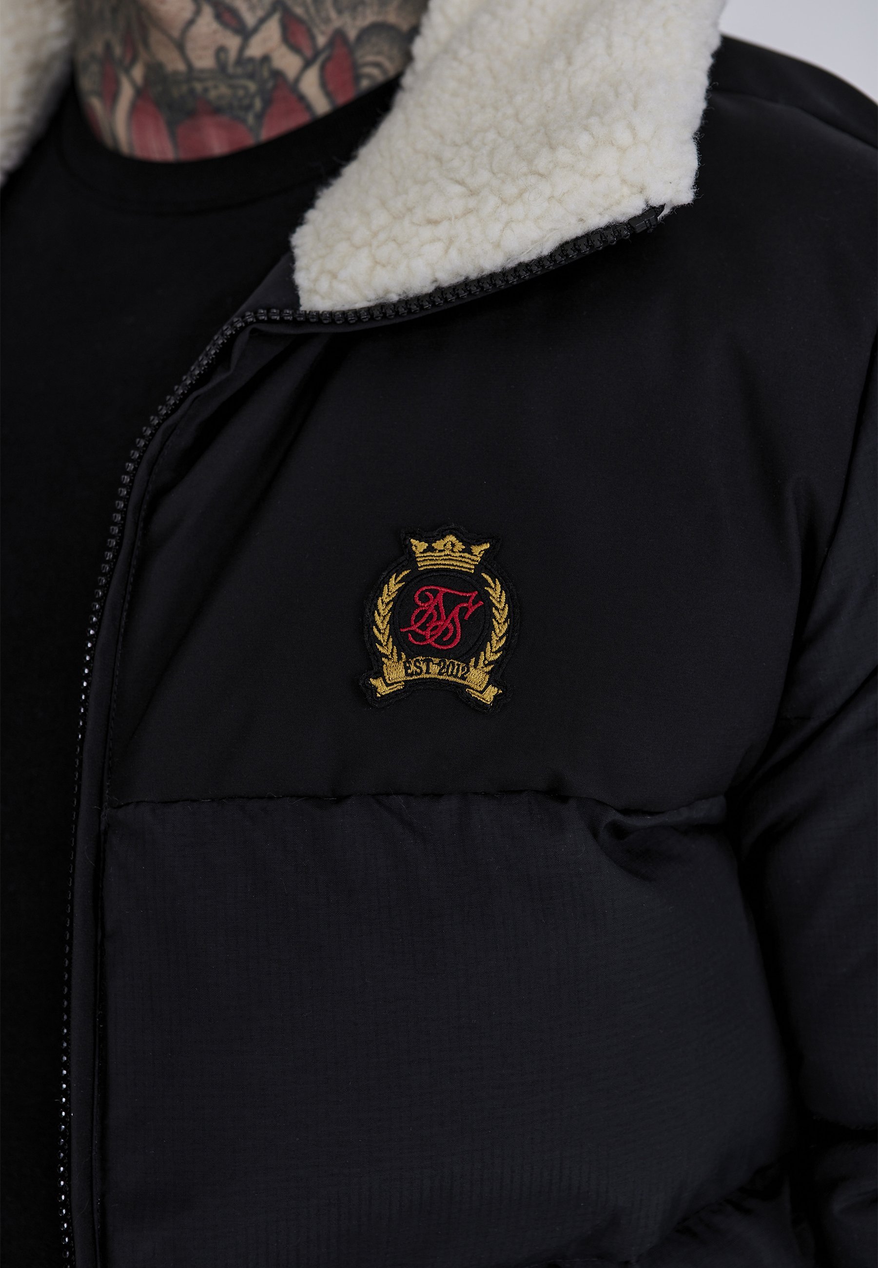 SIKSILK PUFFER - Winterjacke - schwarz