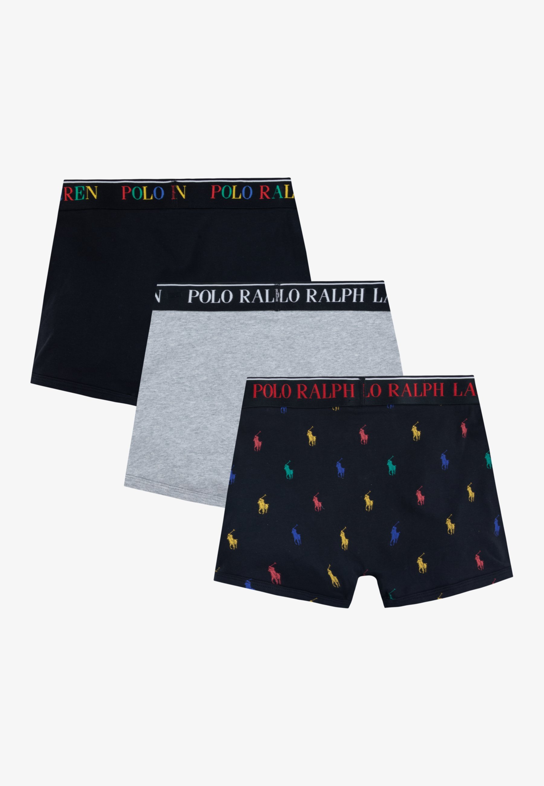 Polo Ralph Lauren STRETCH BRIEF 3-PACK - Broekjes - zwart/andover gemêleerd